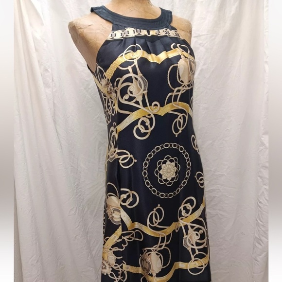 J. McLaughlin classy Chain Print Sleeveless Mini Dress (2) - Picture 1 of 4